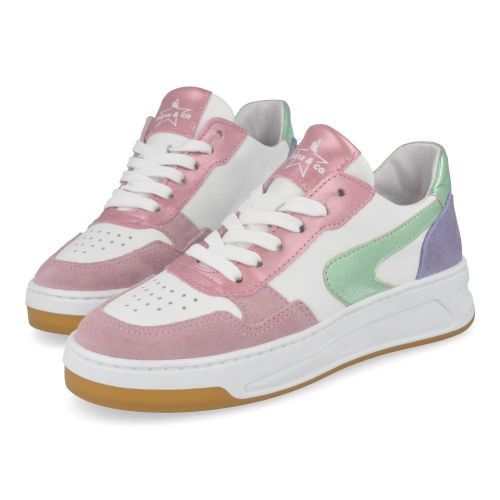 Bana&co sneakers roze Meisjes ( - combi groen roze sneaker25134000) - Junior Steps