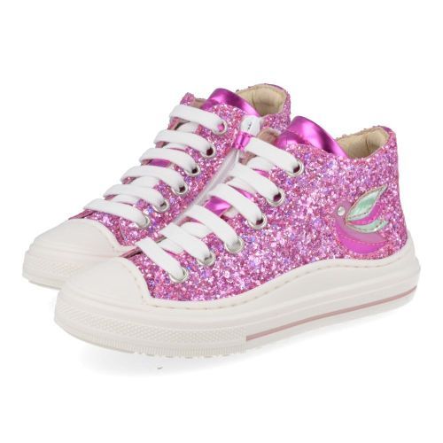 Bana&co Baskets fuchia Filles (25132000) - Junior Steps