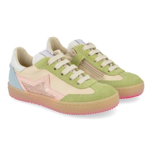 Bana&co Baskets Vert Filles (25132050) - Junior Steps