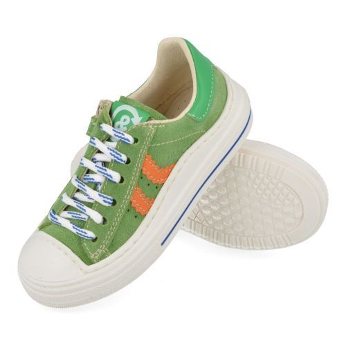 Bana&co sneakers groen Jongens ( - groene sneaker met rubberen top25132530) - Junior Steps