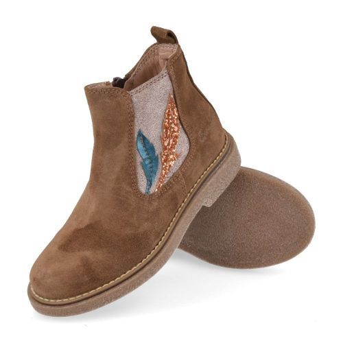 Bana&co laarzen kort bruin Meisjes (kort laarsje meisjes bruin suède - 25232027) - Junior Steps