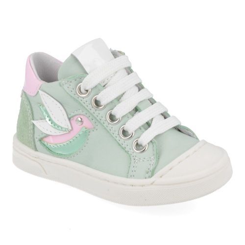 Bana&co sneakers mint Meisjes ( - mintgroene sneaker met rubberen top24132050) - Junior Steps