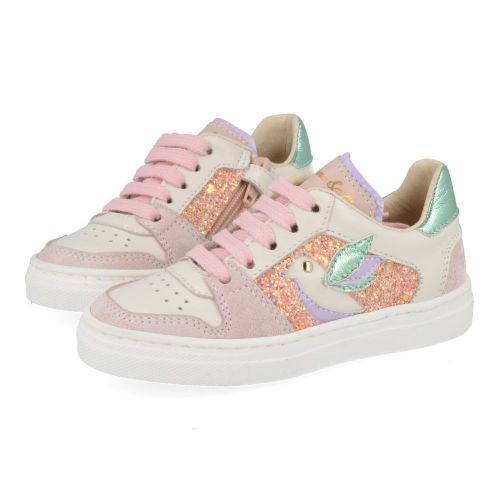 Bana&co sneakers roze Meisjes ( - roze combi sneaker met glitter25132005) - Junior Steps