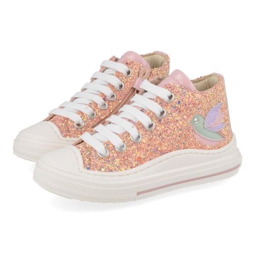 Bana&co Baskets rose Filles (25132000) - Junior Steps