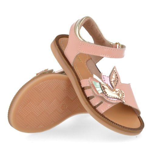 Bana&co sandalen roze Meisjes ( - roze sandaal met vogeltje24132100) - Junior Steps