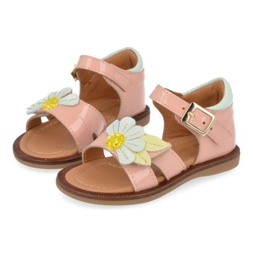 Bana&co sandalen roze Meisjes ( - roze sandaaltje met bloem25132085) - Junior Steps