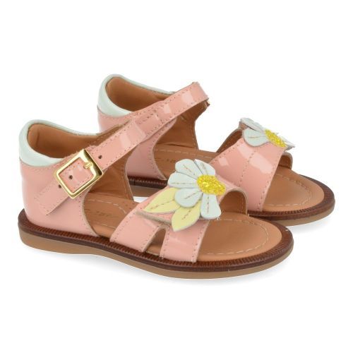 Bana&co sandalen roze Meisjes ( - roze sandaaltje met bloem25132085) - Junior Steps