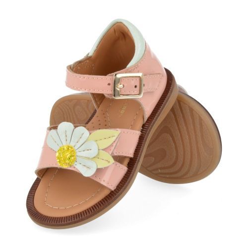 Bana&co sandalen roze Meisjes ( - roze sandaaltje met bloem25132085) - Junior Steps