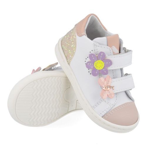 Bana&co sneakers roze Meisjes ( - roze sneaker met rubberen neus24132020) - Junior Steps