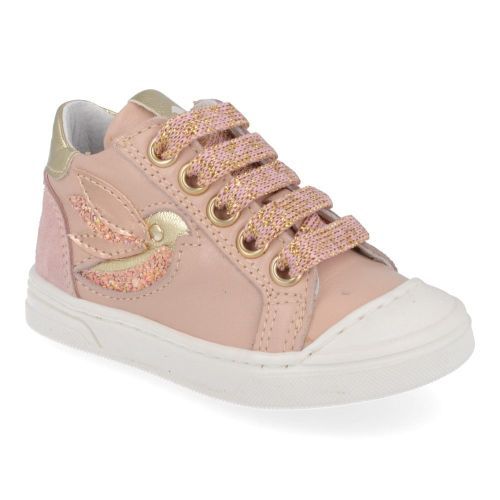 Bana&co sneakers roze Meisjes ( - roze sneaker met rubberen top24132050) - Junior Steps