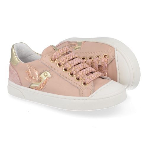 Bana&co sneakers roze Meisjes ( - roze sneaker met rubberen top24132051) - Junior Steps