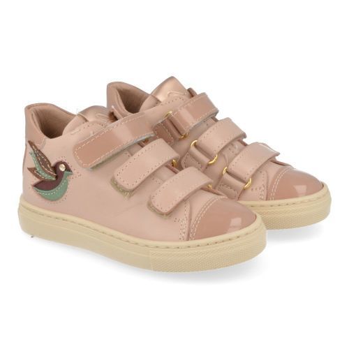 Bana&co sneakers roze Meisjes ( - roze sneaker met vogeltje22232032) - Junior Steps