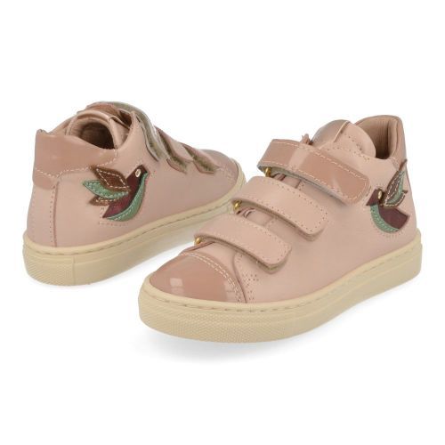 Bana&co sneakers roze Meisjes ( - roze sneaker met vogeltje22232032) - Junior Steps