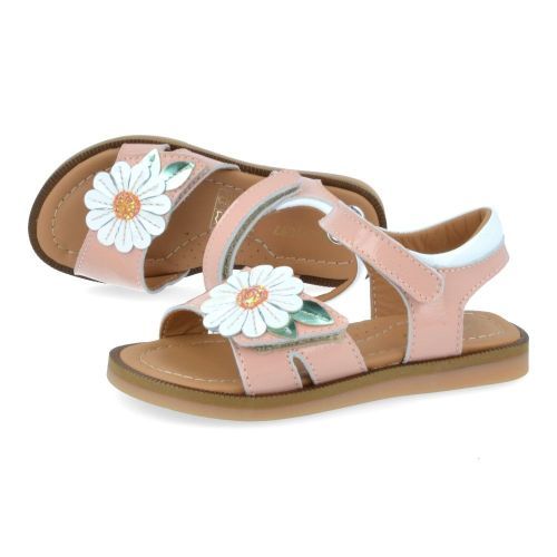 Bana&co sandalen roze Meisjes (sandalen roze met bloem - 26132126) - Junior Steps