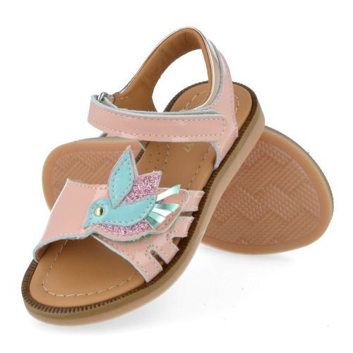 Bana&co sandalen roze Meisjes (sandalen roze met vogeltje - 26132115) - Junior Steps