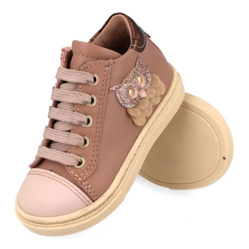 Bana&co sneakers nude Meisjes (sneakers eerste stapschoenen nude leder - 3623005) - Junior Steps