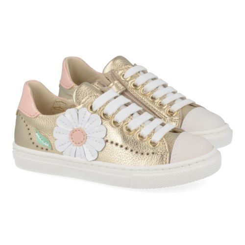 Bana&co sneakers GOUD Meisjes (sneakers goud leder met rubberen neus - 26132056) - Junior Steps