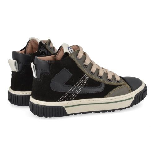 Bana&co sneakers Zwart Jongens (sneakers jongens zwart leder - 25232526) - Junior Steps