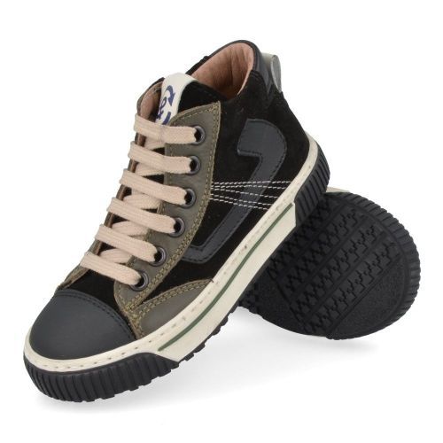 Bana&co sneakers Zwart Jongens (sneakers jongens zwart leder - 25232526) - Junior Steps