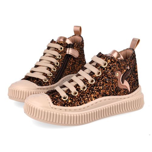 Bana&co sneakers brons Meisjes (sneakers meisjes brons glitter - 36232045) - Junior Steps
