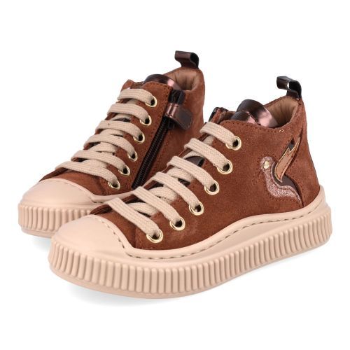 Bana&co sneakers roze Meisjes (sneakers meisjes  donker roze suéde - 36232045) - Junior Steps