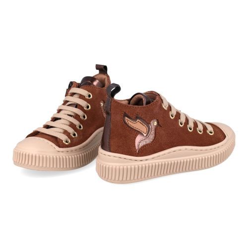 Bana&co sneakers roze Meisjes (sneakers meisjes  donker roze suéde - 36232045) - Junior Steps