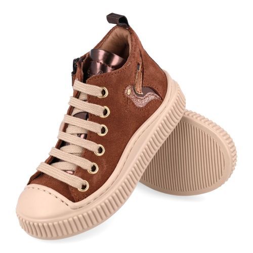 Bana&co sneakers roze Meisjes (sneakers meisjes  donker roze suéde - 36232045) - Junior Steps