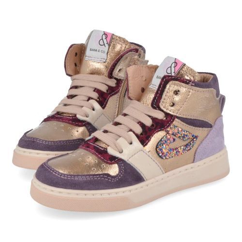 Bana&co sneakers GOUD Meisjes (sneakers meisjes goud leder - 25232055) - Junior Steps