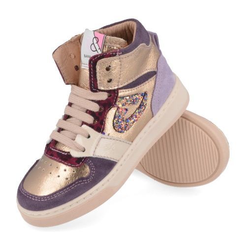 Bana&co sneakers GOUD Meisjes (sneakers meisjes goud leder - 25232055) - Junior Steps