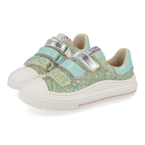 Bana&co sneakers mint Meisjes (sneakers meisjes mintgroene glitter - 26132026) - Junior Steps