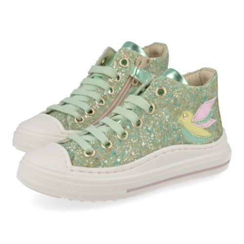 Bana&co sneakers mint Meisjes (sneakers meisjes mintgroene glitter - 26132030) - Junior Steps