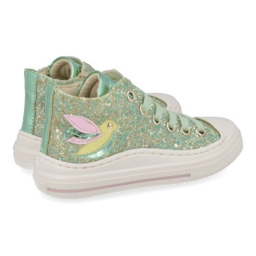 Bana&co sneakers mint Meisjes (sneakers meisjes mintgroene glitter - 26132030) - Junior Steps
