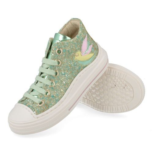 Bana&co sneakers mint Meisjes (sneakers meisjes mintgroene glitter - 26132030) - Junior Steps