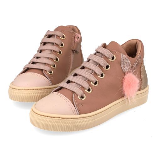 Bana&co sneakers nude Meisjes (sneakers meisjes nude gladleder met pomp - 36232095) - Junior Steps