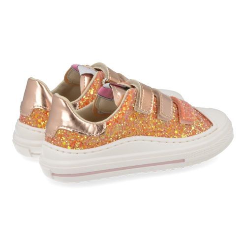 Bana&co sneakers oranje Meisjes (sneakers meisjes oranje glitter - 26132026) - Junior Steps