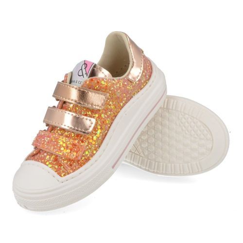 Bana&co sneakers oranje Meisjes (sneakers meisjes oranje glitter - 26132026) - Junior Steps