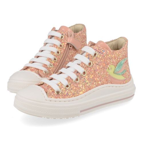 Bana&co sneakers roze Meisjes (sneakers meisjes roze glitter - 26132030) - Junior Steps