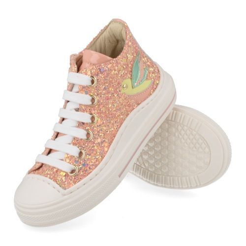 Bana&co sneakers roze Meisjes (sneakers meisjes roze glitter - 26132030) - Junior Steps