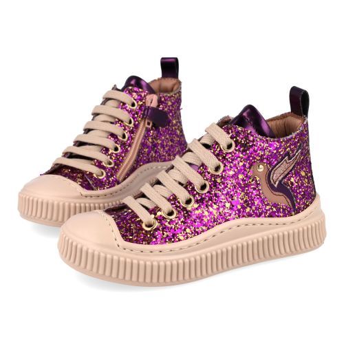 Bana&co sneakers roze Meisjes (sneakers meisjes  roze glitter - 36232045) - Junior Steps