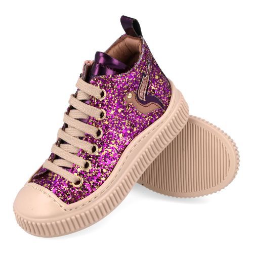 Bana&co sneakers roze Meisjes (sneakers meisjes  roze glitter - 36232045) - Junior Steps