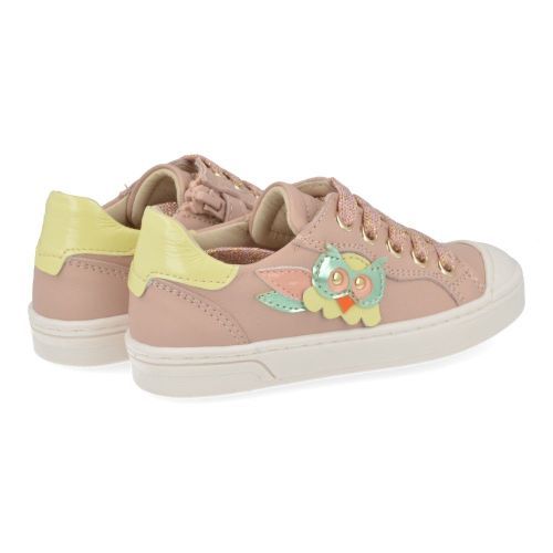 Bana&co sneakers roze Meisjes (sneakers roze leder met rubberen neus - 26132036) - Junior Steps