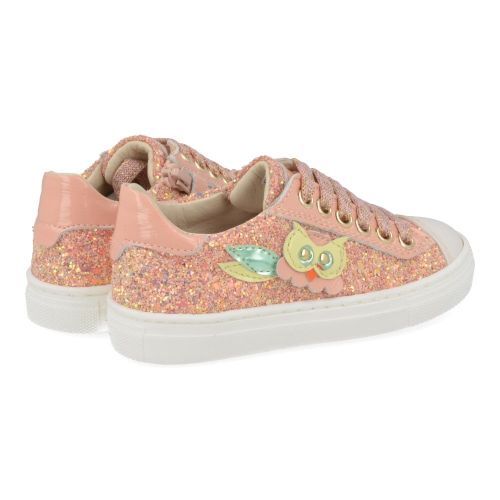 Bana&co sneakers roze Meisjes (sneakers roze leder met rubberen neus - 26132077) - Junior Steps