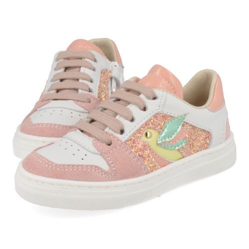 Bana&co sneakers roze Meisjes (sneakers roze met glitters - 26132008) - Junior Steps