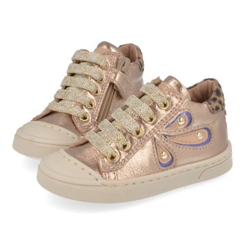 Bana&co sneakers roze Meisjes (sneakers rozé metallic leder - 25232085) - Junior Steps