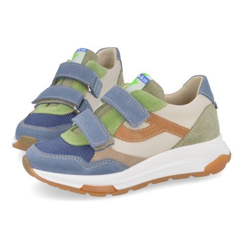 Bana&co sneakers blauw Jongens (sneakers runner blauw met klittenband - 26132517) - Junior Steps