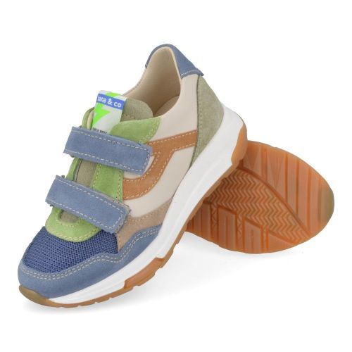 Bana&co sneakers blauw Jongens (sneakers runner blauw met klittenband - 26132517) - Junior Steps