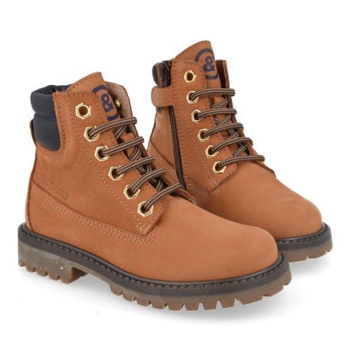 Bana&co Botte à lacets cognac Garçons (25232541) - Junior Steps