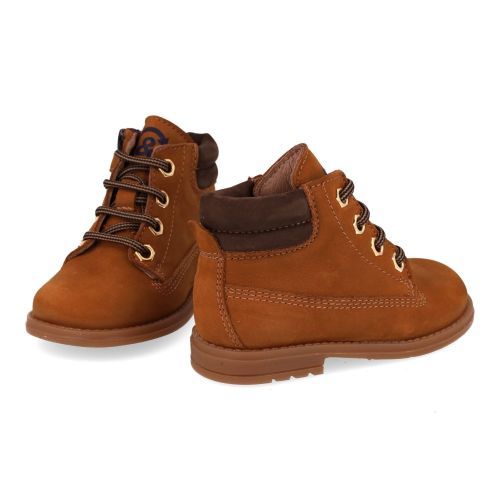 Bana&co veterboot cognac Jongens (veterboots cognac nubuck - 36232535) - Junior Steps