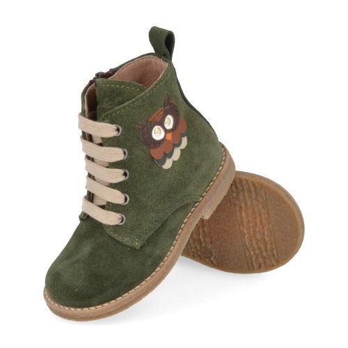 Bana&co veterboot groen Meisjes (veterboots groen suède - 25232075) - Junior Steps