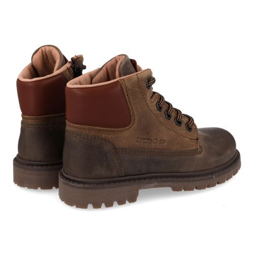 Bana&co veterboot kaki Jongens (veterboots kaki gevet nubuck - 36232541) - Junior Steps